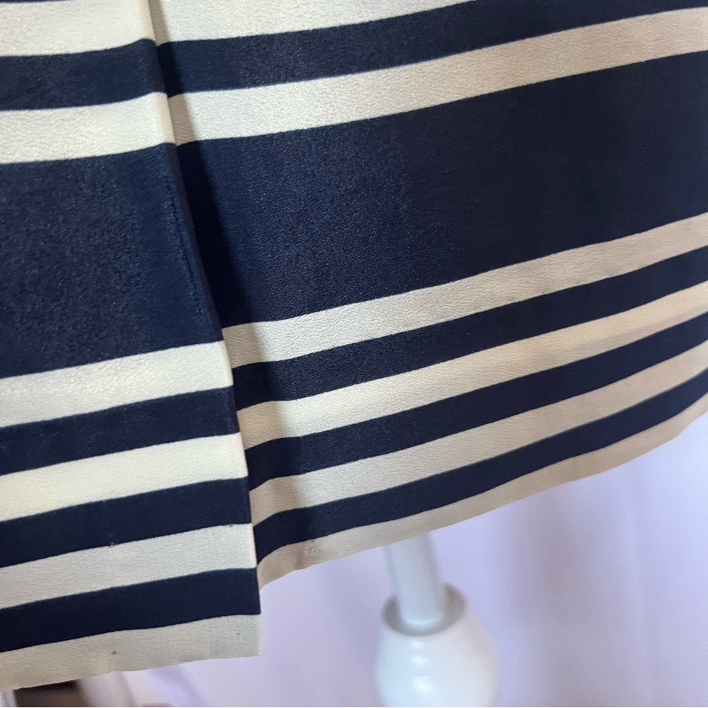 J. Crew Spaghetti Strap Striped Dress‎ Navy & White Size 8 - Picture 8 of 8